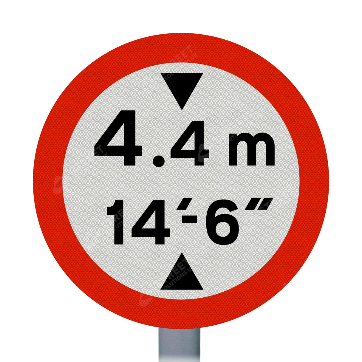 629-2a Vehicle Height Restriction Metric & Imperial Sign road street highway public and private signage