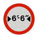 629 Vehicle Width Restriction Imperial Sign Face | Post & Wall Mounted road street highway signage for private and public