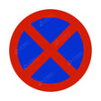 Stopping Prohibited Sign