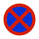 Stopping Prohibited Sign