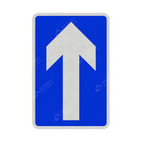 652 One Way Traffic Sign Face | Post & Wall Mounted