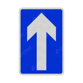 652 One Way Traffic Sign Face | Post & Wall Mounted