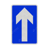 652 One Way Traffic Sign Face | Post & Wall Mounted