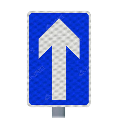 652 One Way Traffic Sign Face | Post & Wall Mounted