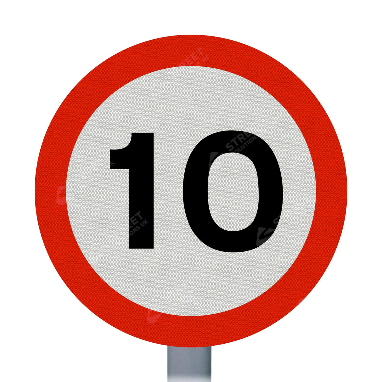 10mph Sign Face