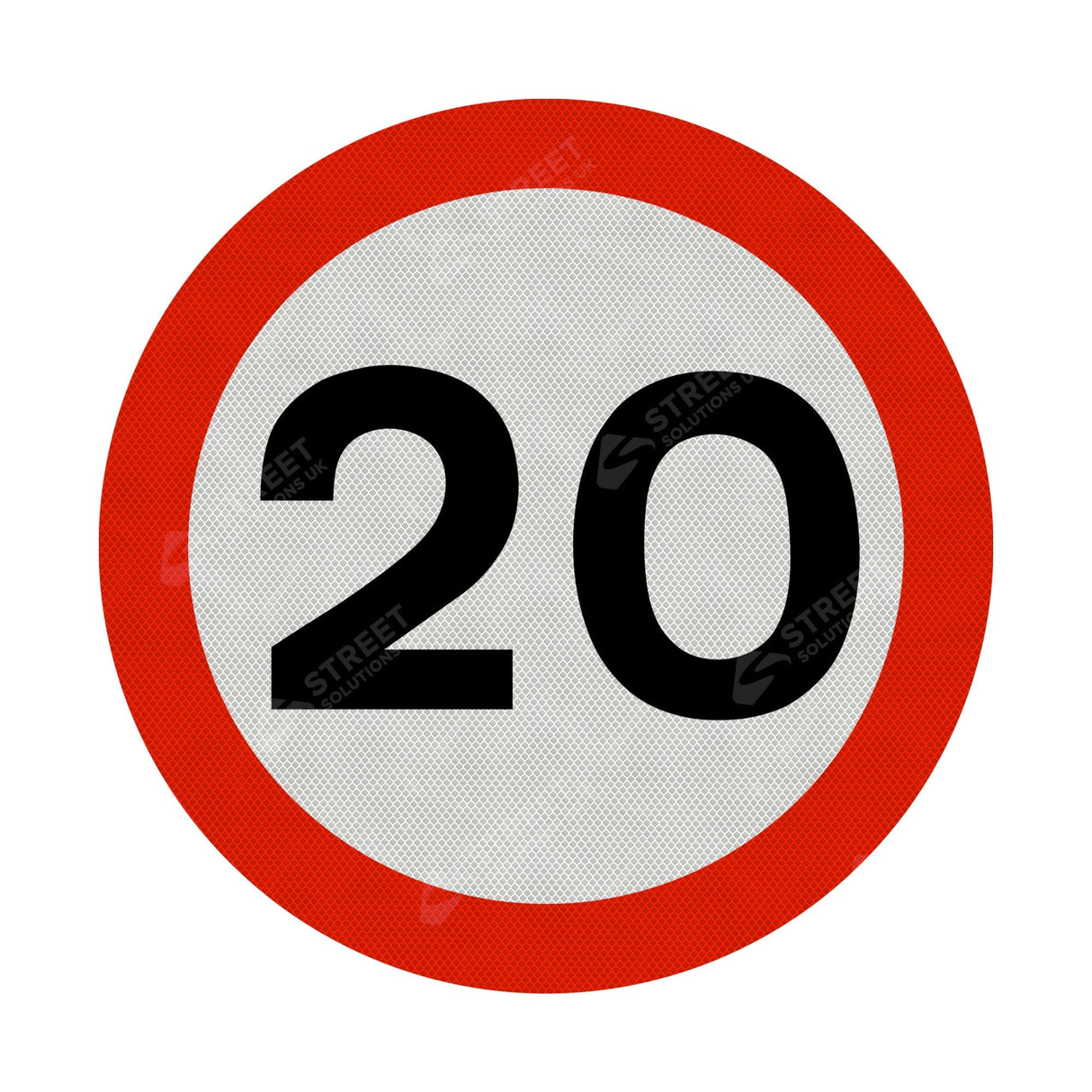 20mph Sign Face