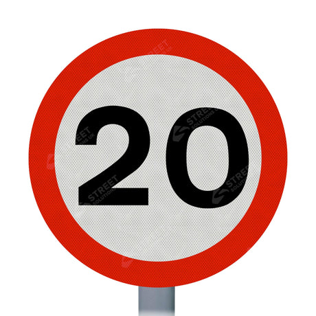 20mph Sign Face