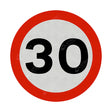 30mph Sign Face
