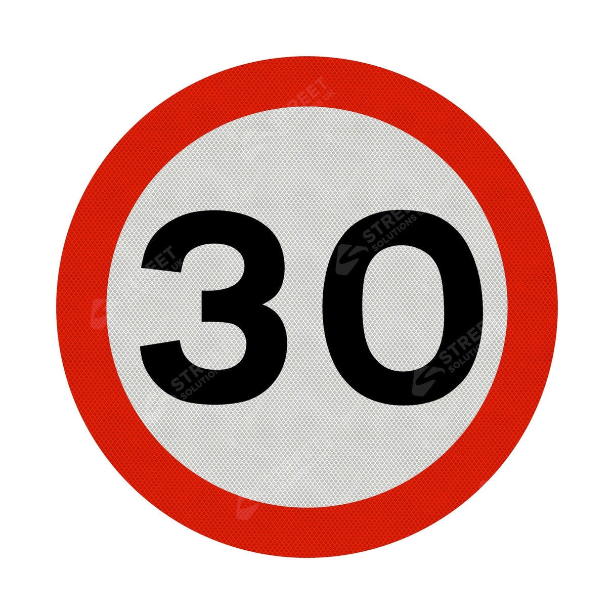 30mph Sign Face