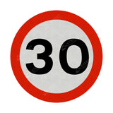 30mph Sign Face