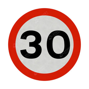 30mph Sign Face