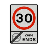 Zone sign face