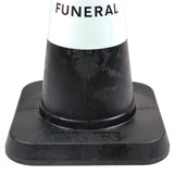 Black 750mm Funeral Cone