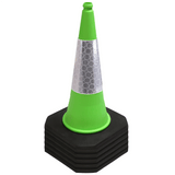 Green 750mm 2-Piece Traffic Cone