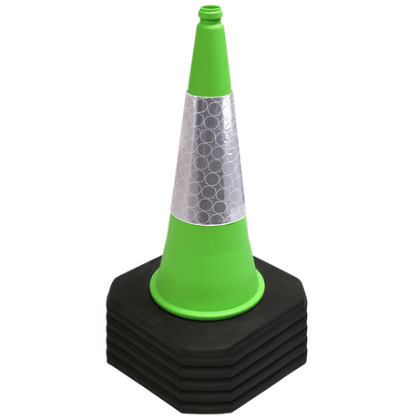 Green 750mm 2-Piece Traffic Cone