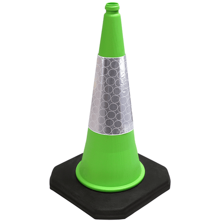 Green 750mm 2-Piece Traffic Cone