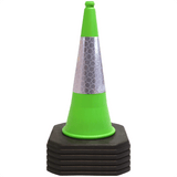 Green 750mm 2-Piece Traffic Cone