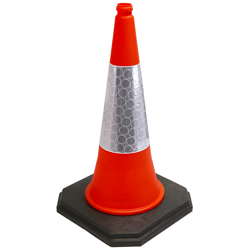Orange 750mm 2-Piece Traffic Cone