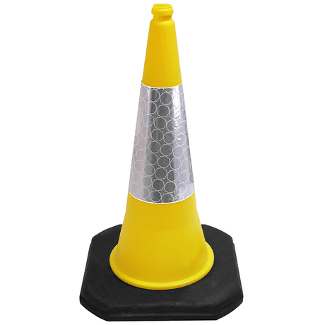 Yellow 750mm 2-Piece Traffic Cone