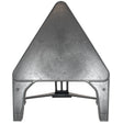 Melba Swintex Triangle 750mm Q-Sign Road Sign Blank Face Black