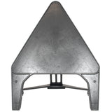 Melba Swintex Triangle 750mm Q-Sign Road Sign Blank Face Black