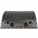 Black speed bump speed ramp 50mm 10mph 75mm 5mph