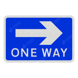 810 One Way Sign For Pedestrians Right Sign Face | Post & Wall Mounted