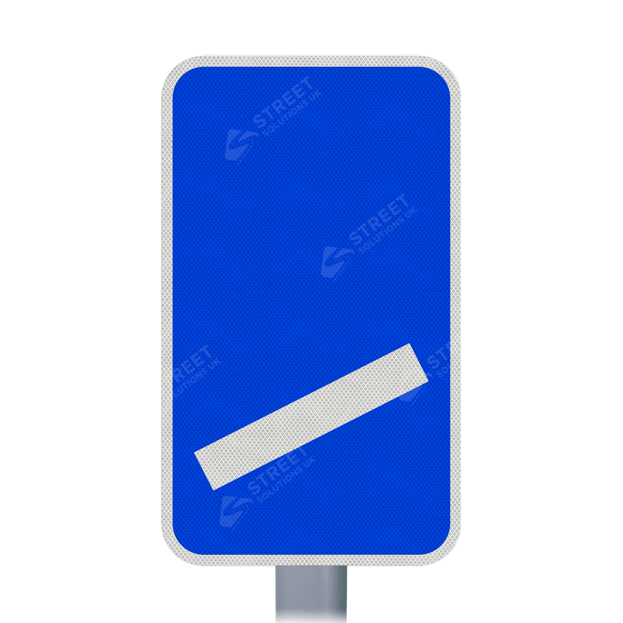 825 Count Down Marker 100 yds Sign Face | Post & Wall Mounted street road highway public and private signage
