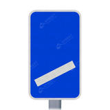 825 Count Down Marker 100 yds Sign Face | Post & Wall Mounted street road highway public and private signage