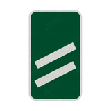 824 Count Down Marker sign face for road street highway public private motorway dual carriageway reflective roadside