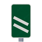 824 Count Down Marker sign face for road street highway public private motorway dual carriageway reflective roadside