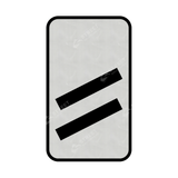 824 Count Down Marker sign face for road street highway public private motorway dual carriageway reflective roadside