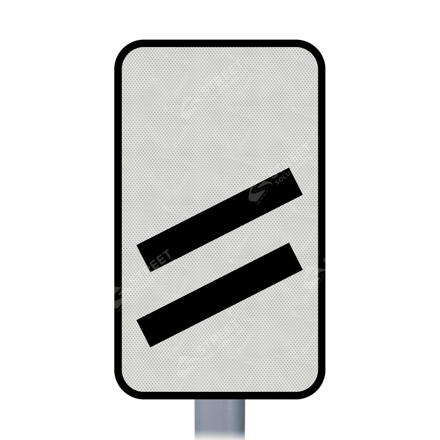 824 Count Down Marker sign face for road street highway public private motorway dual carriageway reflective roadside