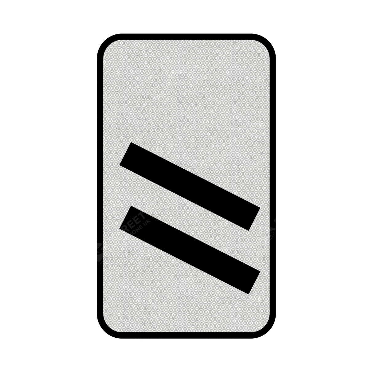 824 Count Down Marker sign face for road street highway public private motorway dual carriageway reflective roadside