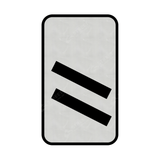 824 Count Down Marker sign face for road street highway public private motorway dual carriageway reflective roadside