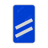 824 Count Down Marker 200 yds Sign Face | Post & Wall Mounted street road highway public and private signage