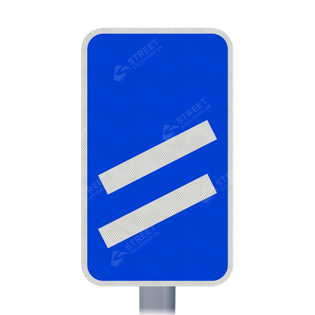824 Count Down Marker 200 yds Sign Face | Post & Wall Mounted street road highway public and private signage