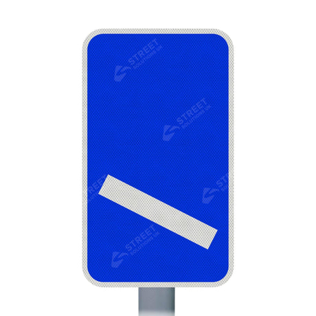 825 Count Down Marker 100 yds Sign Face | Post & Wall Mounted street road highway public and private signage