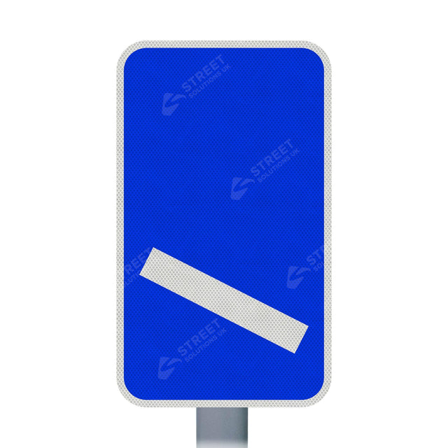 825 Count Down Marker 100 yds Sign Face | Post & Wall Mounted street road highway public and private signage