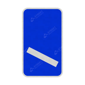 825 Count Down Marker 100 yds Sign Face | Post & Wall Mounted street road highway public and private signage