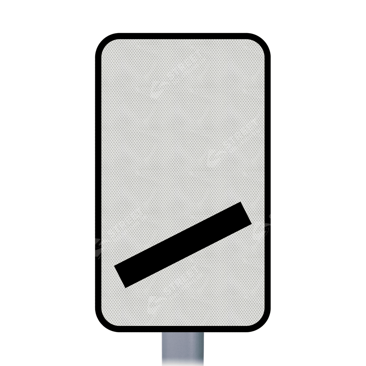 825 Count Down Marker 100 yds Sign Face | Post & Wall Mounted street road highway public and private signage