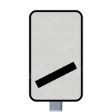 825 Count Down Marker 100 yds Sign Face | Post & Wall Mounted street road highway public and private signage