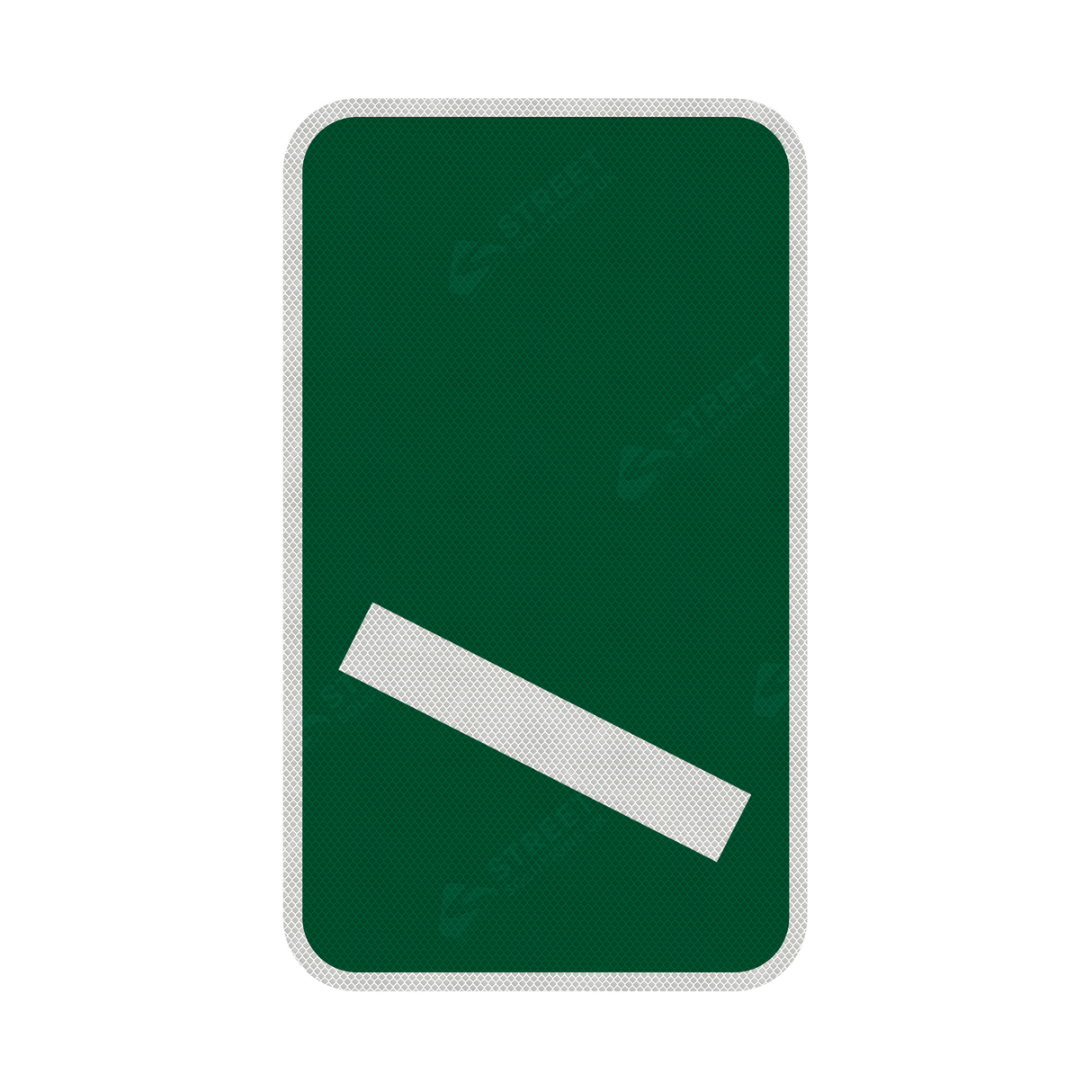 825 Count Down Marker 100 yds Sign Face | Post & Wall Mounted street road highway public and private signage