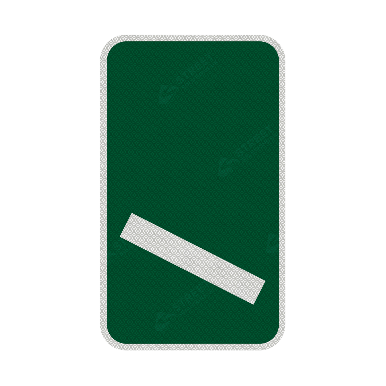 825 Count Down Marker 100 yds Sign Face | Post & Wall Mounted street road highway public and private signage