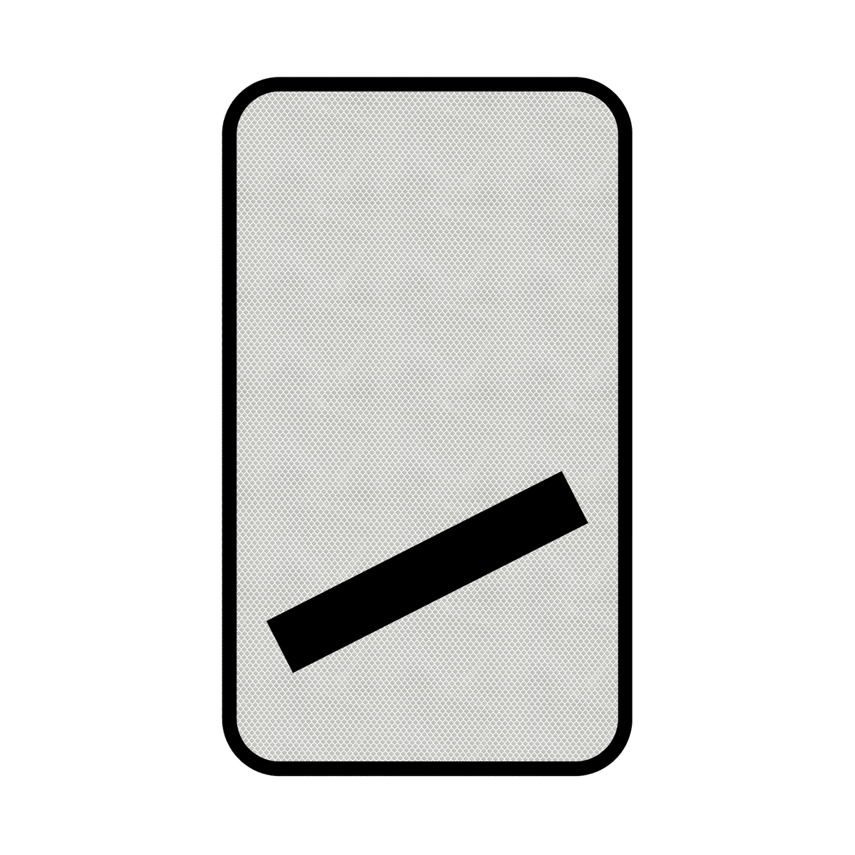 825 Count Down Marker 100 yds Sign Face | Post & Wall Mounted street road highway public and private signage