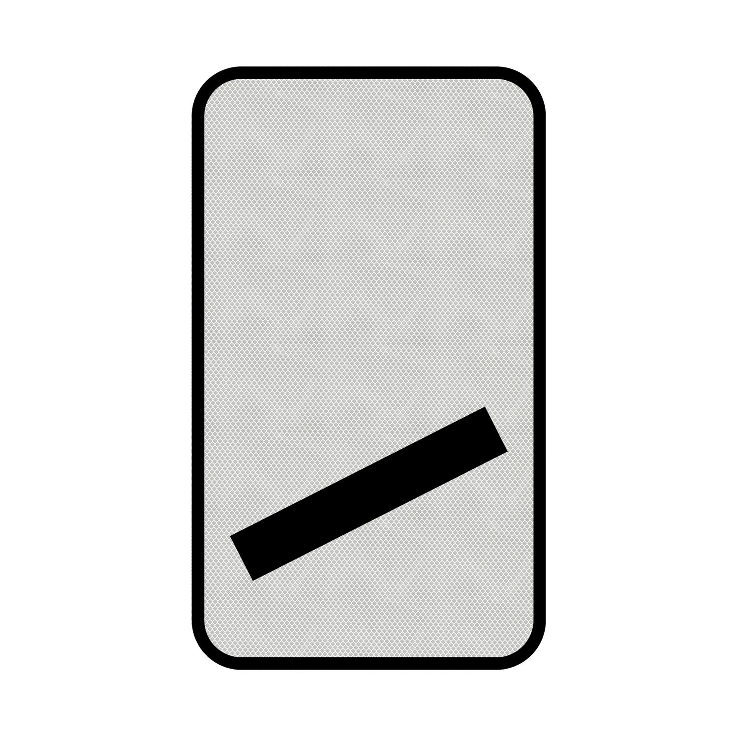 825 Count Down Marker 100 yds Sign Face | Post & Wall Mounted street road highway public and private signage