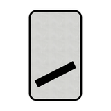 825 Count Down Marker 100 yds Sign Face | Post & Wall Mounted street road highway public and private signage