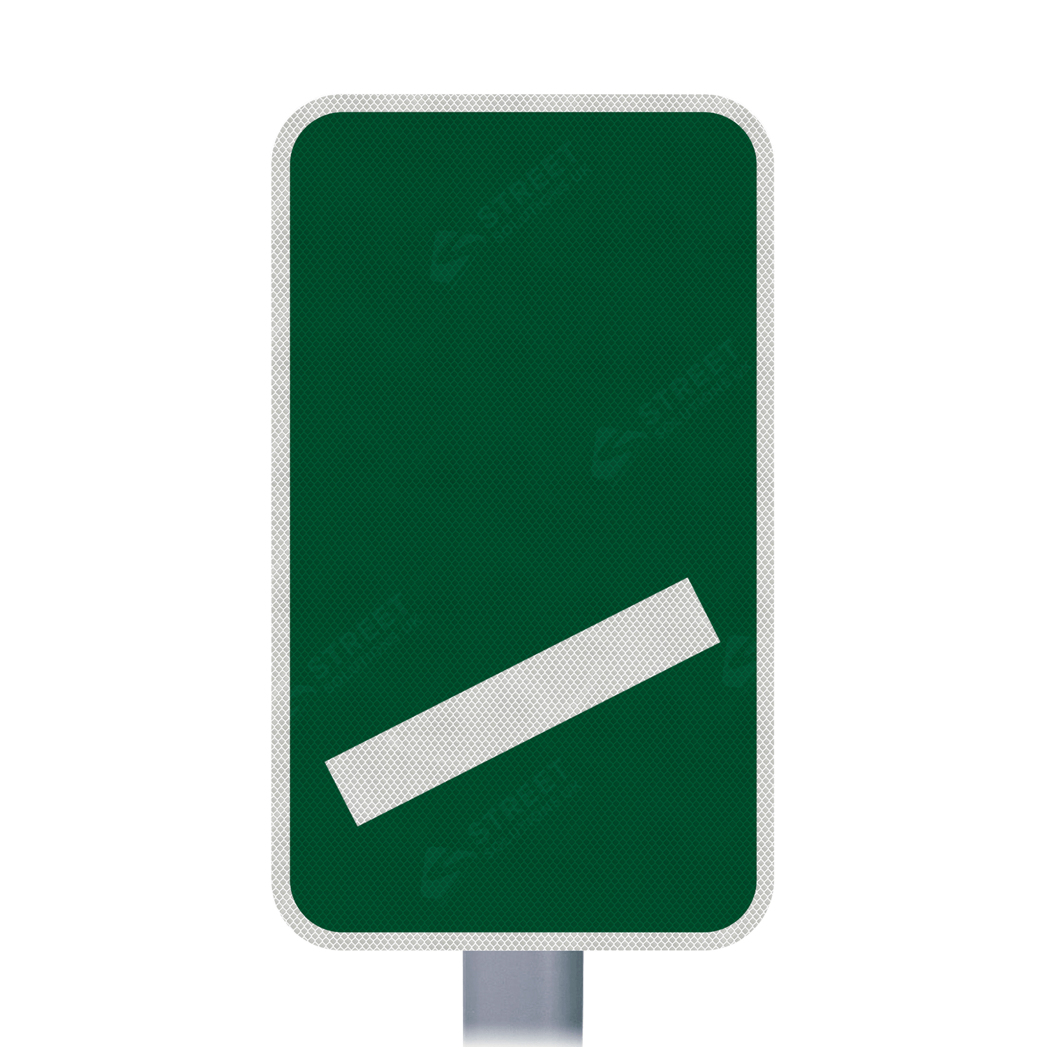 825 Count Down Marker 100 yds Sign Face | Post & Wall Mounted street road highway public and private signage
