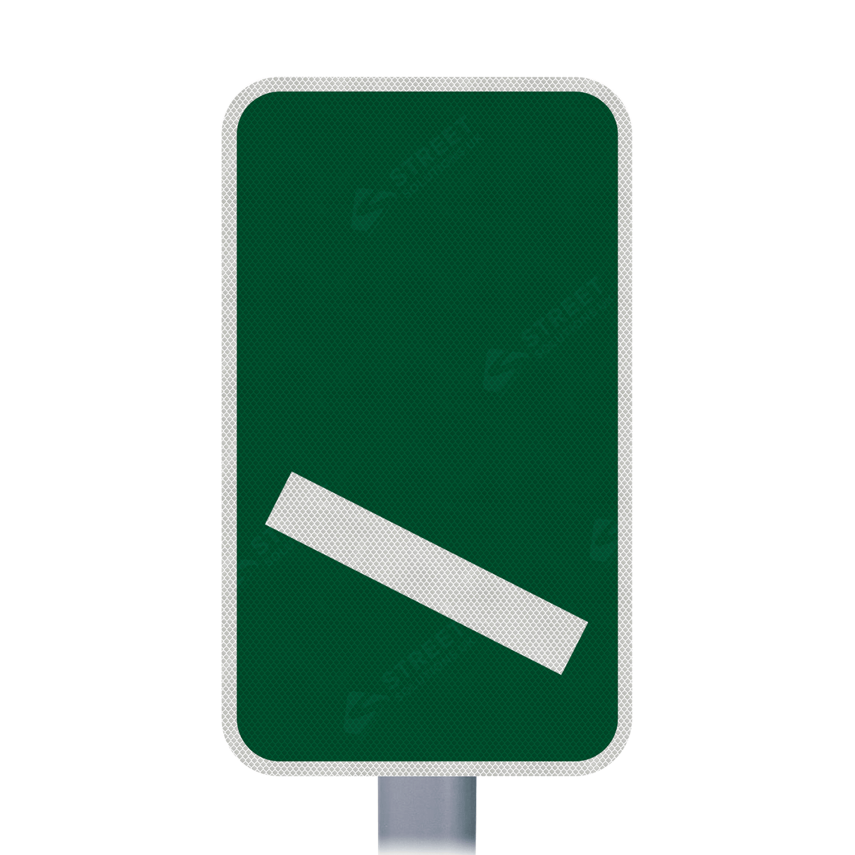 825 Count Down Marker 100 yds Sign Face | Post & Wall Mounted street road highway public and private signage