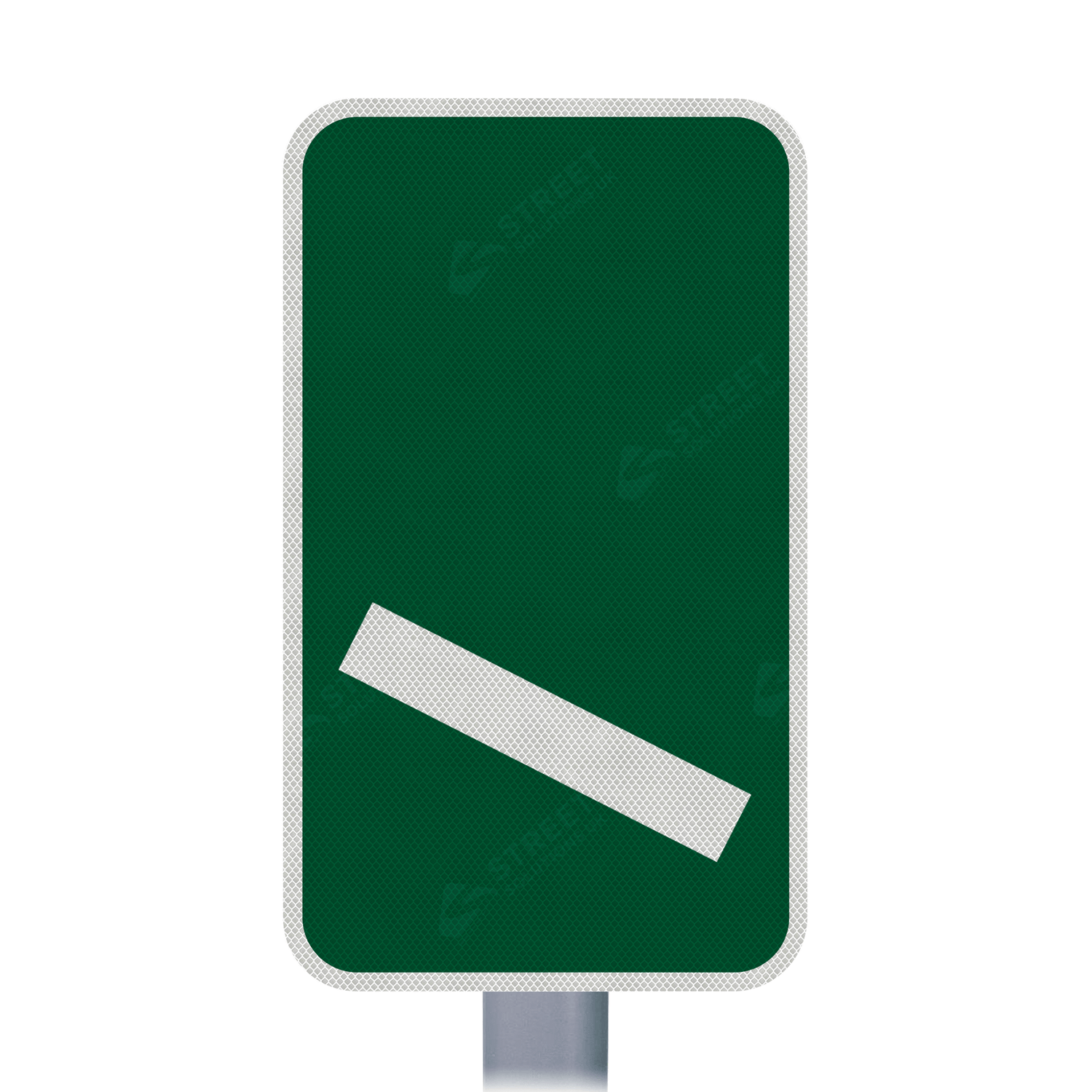 825 Count Down Marker 100 yds Sign Face | Post & Wall Mounted street road highway public and private signage